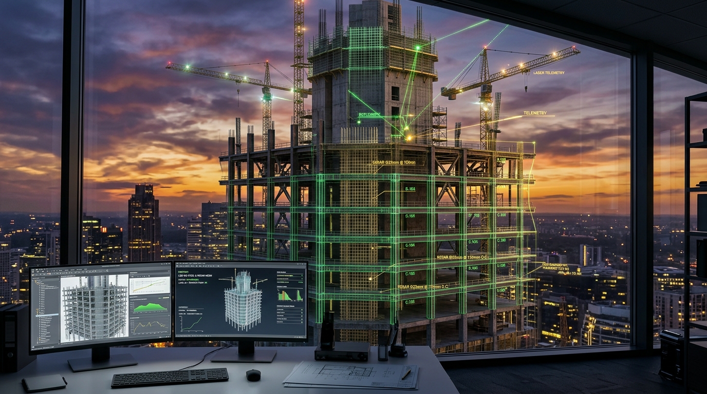 نمذجة BIM LOD 400 والتوأمة الرقمية